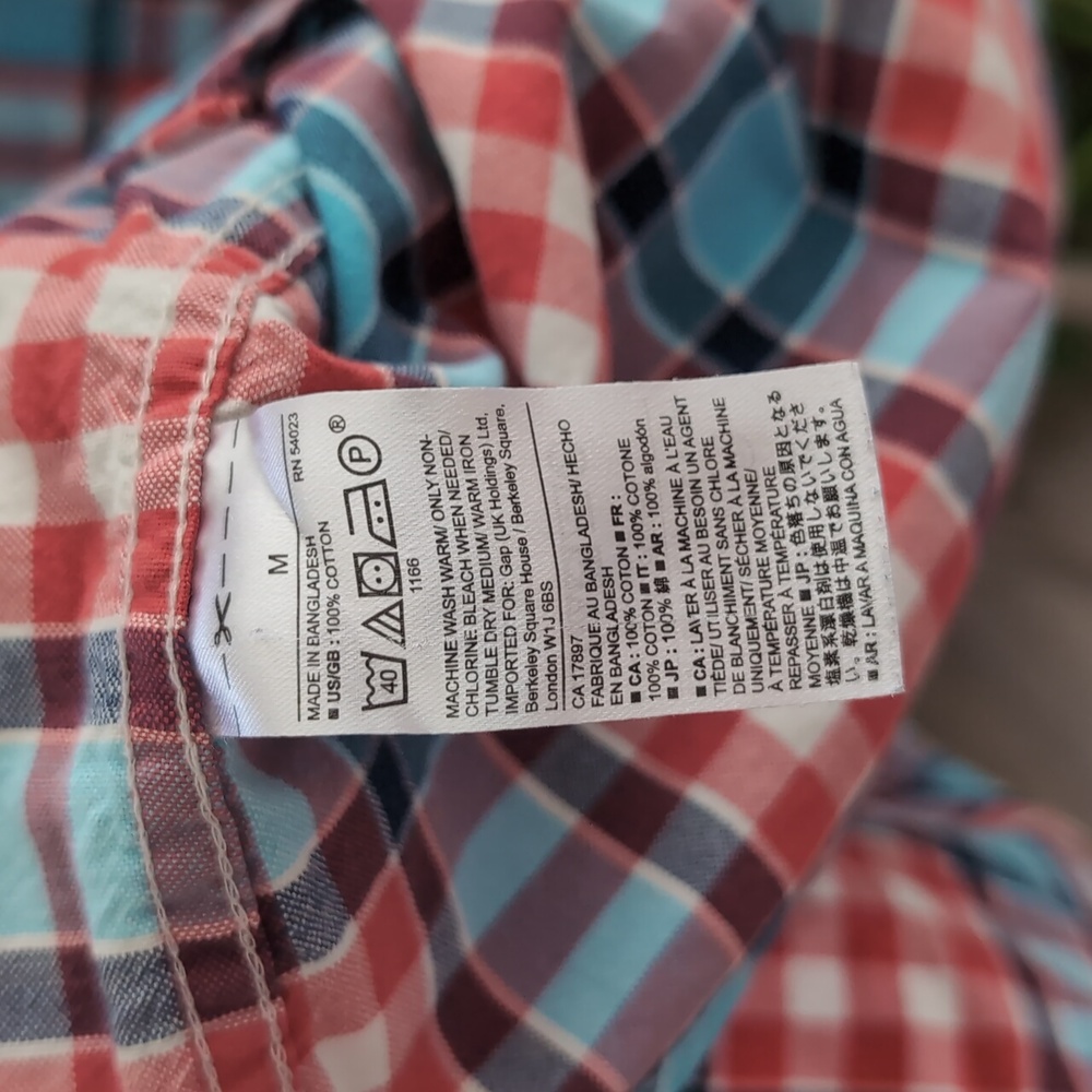 Mult-Color Plaid Shirt - Picture 4 of 4